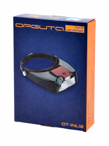 Лупа налобная увеличительная с подсветкой Орбита OT-INL12